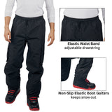 Alpine Swiss Mens Snow Pants 10K Waterproof Insulated Snowboard & Ski Pants – Black