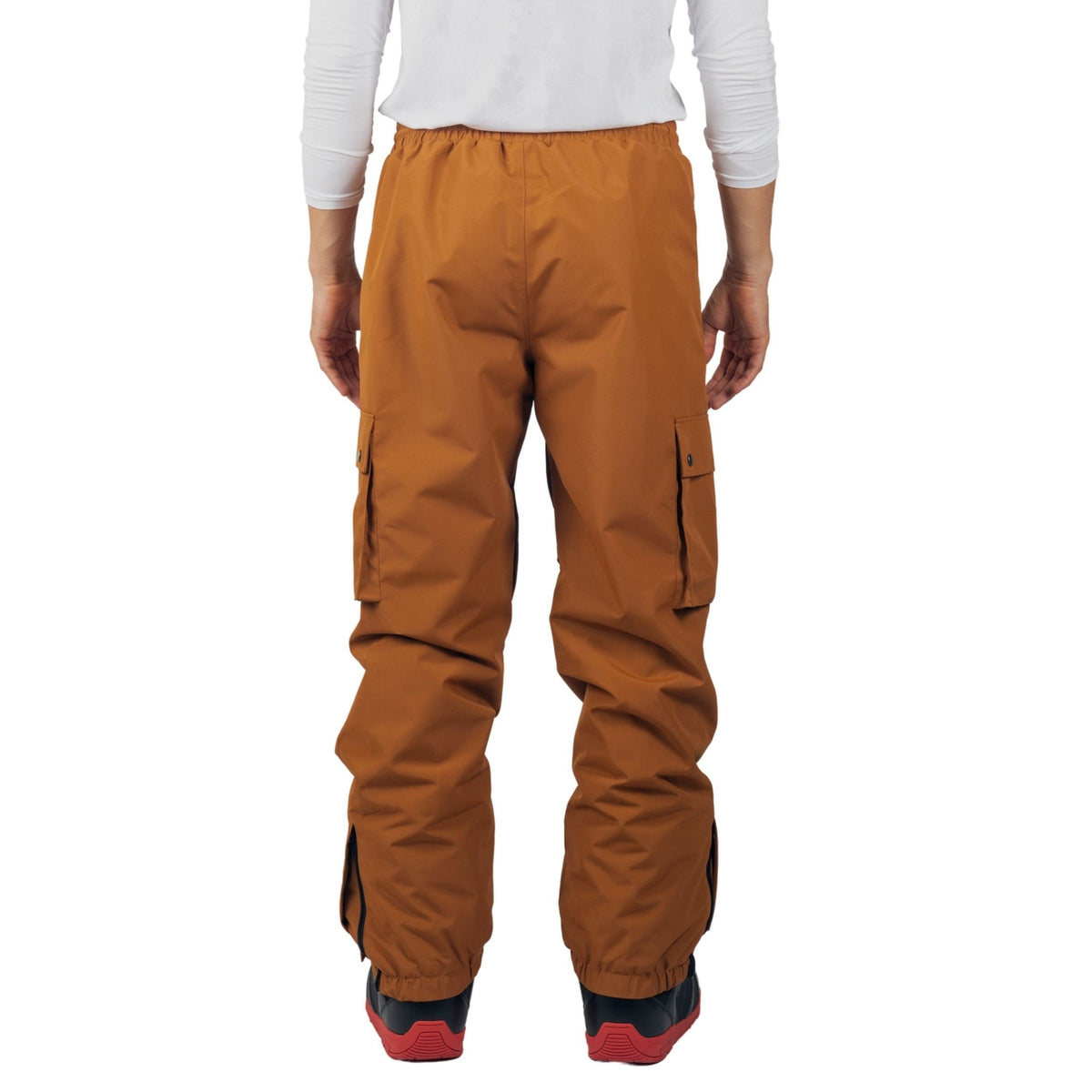 Alpine Swiss Mens Snow Pants 10K Waterproof Insulated Snowboard & Ski Pants – Tan