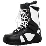 Alpine Swiss Men's Snowboard Boots – Black White
