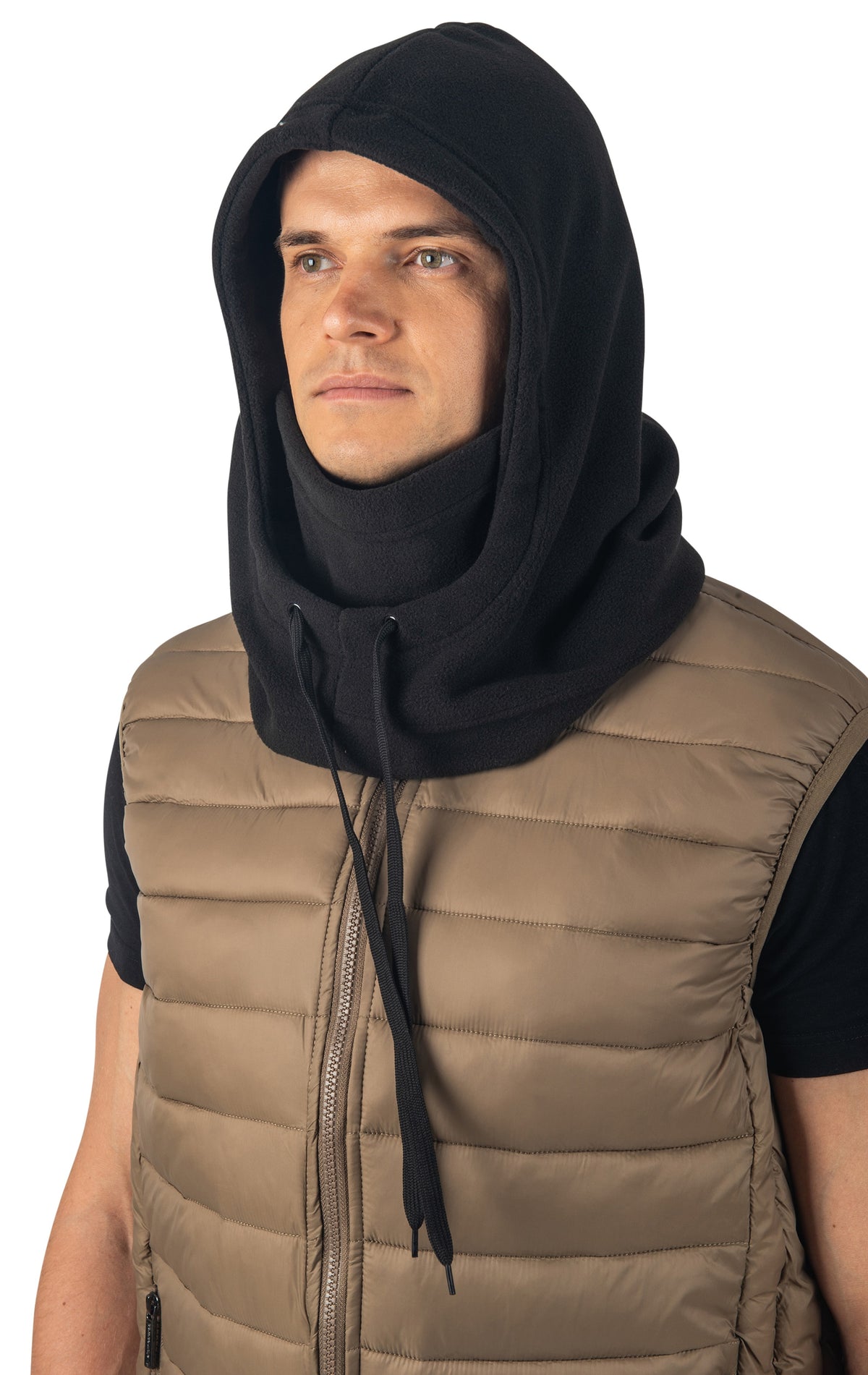 Alpine Swiss Fleece Winter Ski Mask Balaclava Warm Face Head Cover Helmet Hood – Black