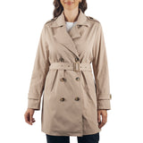 Alpine Swiss Siena Women Rain Jacket Waterproof Trench Coat Lightweight Raincoat – Khaki