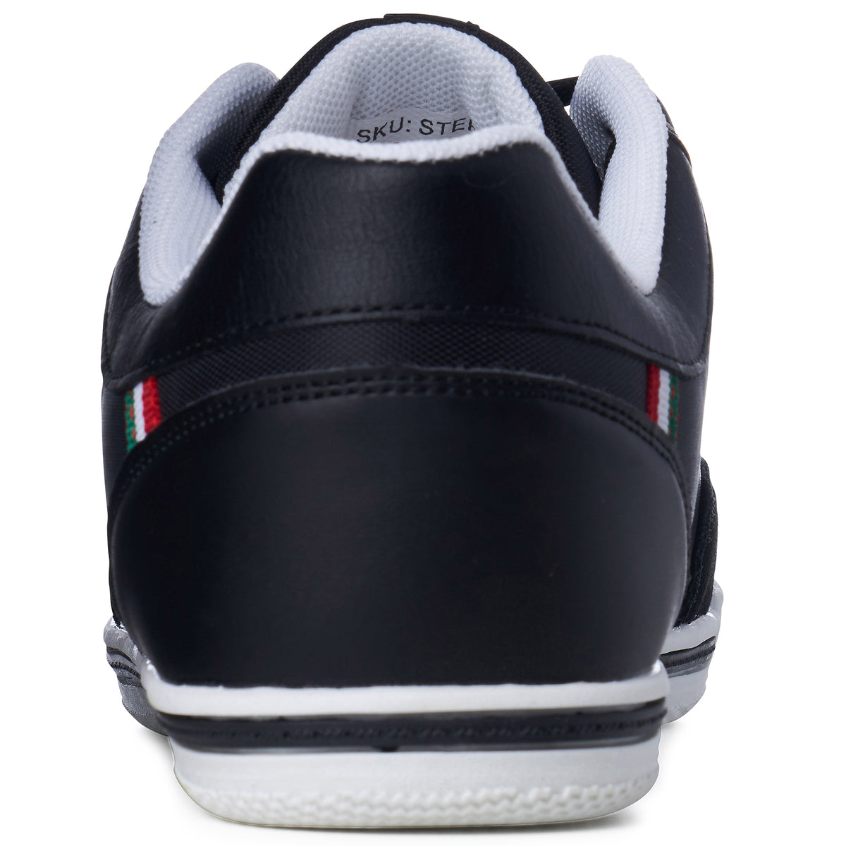 Alpine Swiss Mens Retro Sneakers Euro Vintage Inspired Low Top Shoes Suede Trim – Black