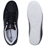 Alpine Swiss Mens Retro Sneakers Euro Vintage Inspired Low Top Shoes Suede Trim – Black