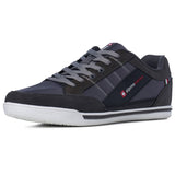 Alpine Swiss Mens Retro Sneakers Euro Vintage Inspired Low Top Shoes Suede Trim – Gray