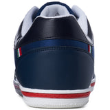 Alpine Swiss Mens Retro Sneakers Euro Vintage Inspired Low Top Shoes Suede Trim – Navy