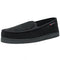 Alpine Swiss Wide Mens Slippers Steve Moccasin House Shoes Memory Foam Insole – Black