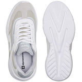 Alpine Swiss Stuart Mens Chunky Sneakers Retro Platform Dad Tennis Shoes – White Gray