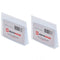 Alpine Swiss SET OF 2 Clear Plastic Wallet Inserts 12 Pages Picture Card Holder – Clear