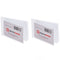 Alpine Swiss Set of 2 Wallet Inserts 6 Pages Credit Card Holder Picture Windows – Clear