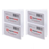 Alpine Swiss Set of 2 Hipster Wallet Plastic Inserts 6 Page Picture Card Holders – Clear