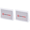 Alpine Swiss Set of 2 Plastic Wallet Inserts 6 Page Card Holder Picture Windows – Clear