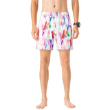 Alpine Swiss Mens Swim Shorts Beach Trunks Boardshorts Volley Shorts Quick Dry – Floral Volley Short