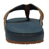 Alpine Swiss Trey Mens Flip Flops Cushion Thong Beach Sandals for Men Non-Slip Sole – Tan
