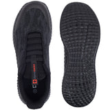 Alpine Swiss Mens Mesh Knit Slip On Sneakers Athletic Lightweight Tennis Shoes – Black