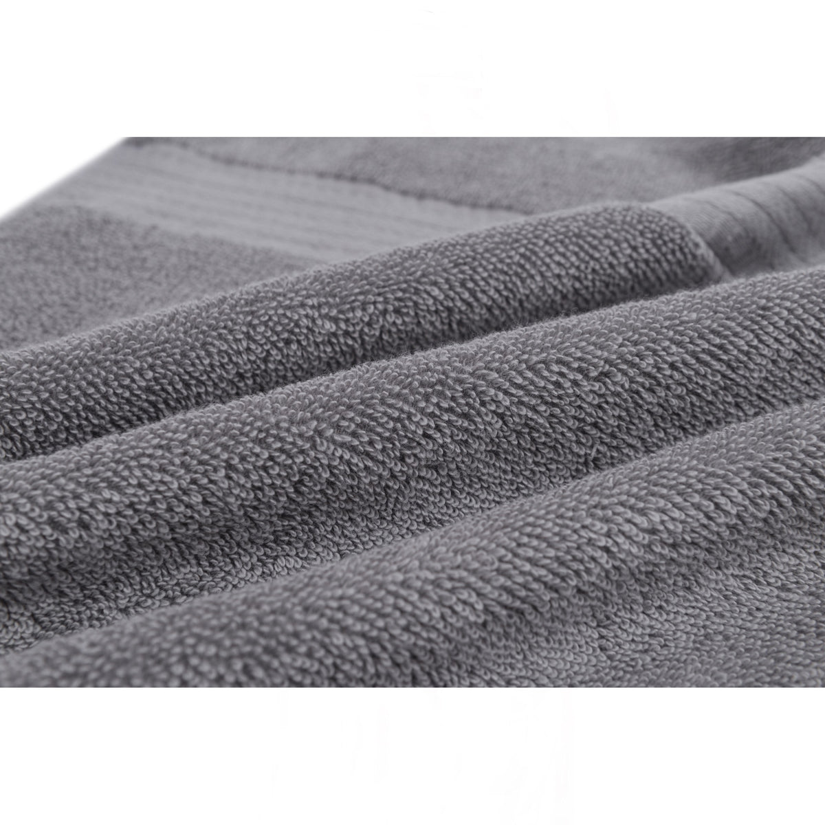Alpine Swiss 100% Cotton 2 Piece Towel Set Soft Absorbent Face Hand Bath Towels – Gray