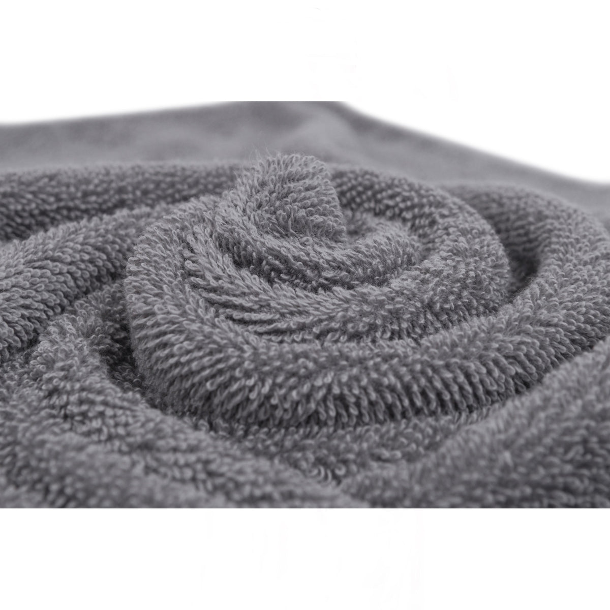Alpine Swiss 100% Cotton 2 Piece Towel Set Soft Absorbent Face Hand Bath Towels – Gray
