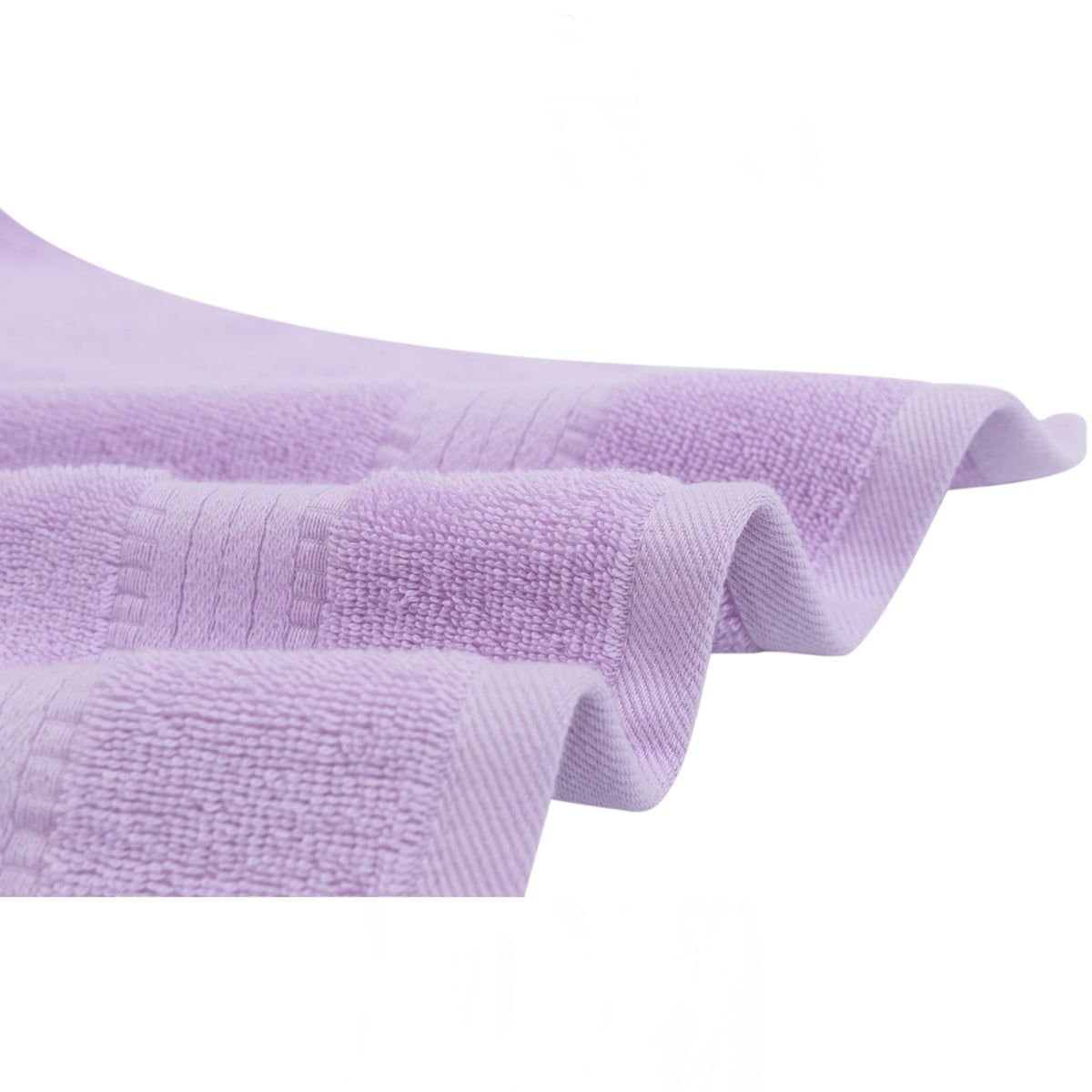 Alpine Swiss 100% Cotton 2 Piece Towel Set Soft Absorbent Face Hand Bath Towels – Lilac