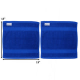 Alpine Swiss 100% Cotton 2 Piece Towel Set Soft Absorbent Face Hand Bath Towels – Royal Blue
