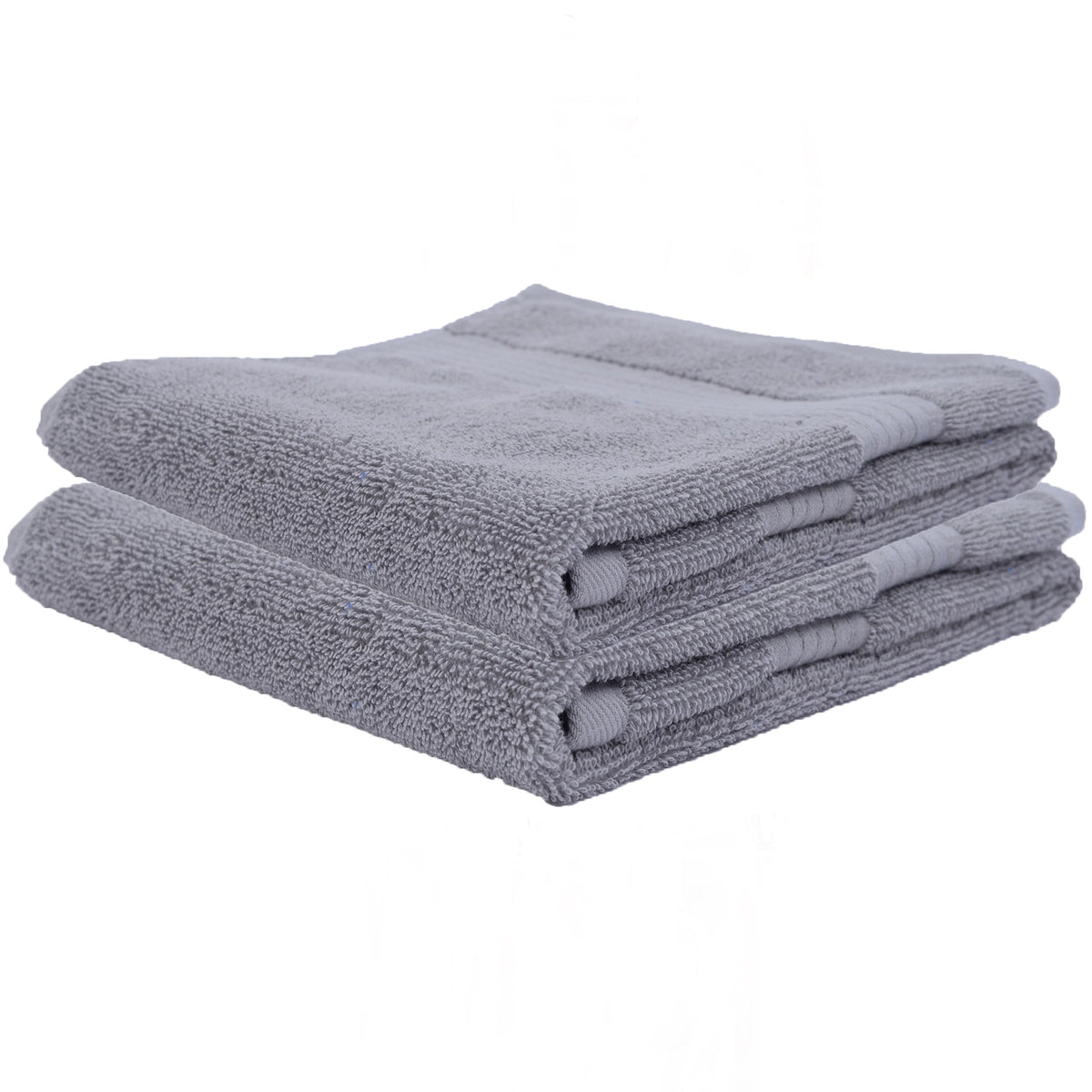 Alpine Swiss 100% Cotton 2 Piece Towel Set Soft Absorbent Face Hand Bath Towels – Gray