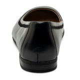Alpine Swiss Wendy Womens Leather Ballet Flats Classic Round Toe Slip On Shoes – Black Leather