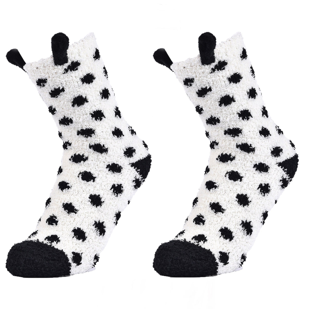 Alpine Swiss Womens Warm Fuzzy Socks Fluffy Cozy Winter Slipper Socks Size 6-10 – Polka Dot