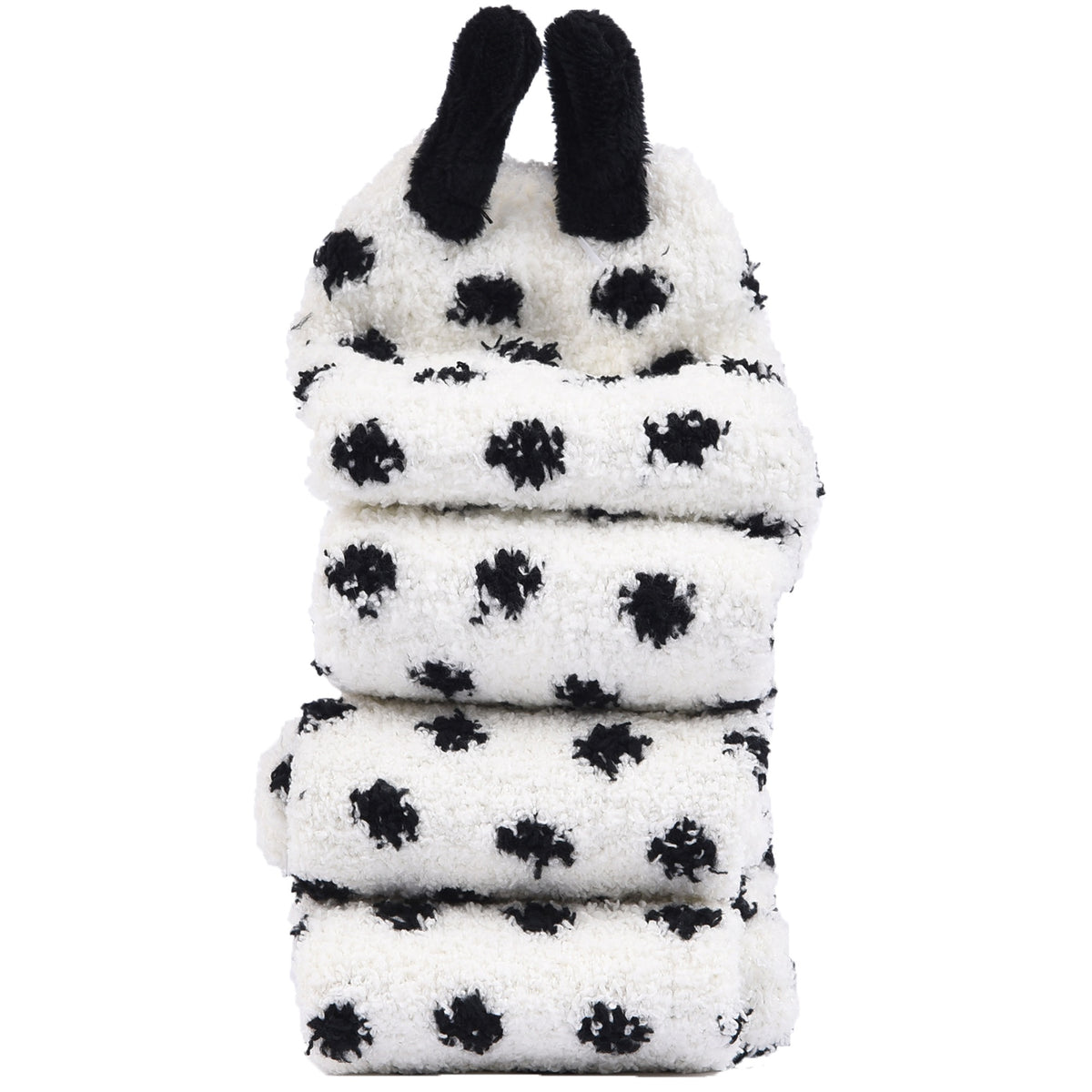Alpine Swiss Womens Warm Fuzzy Socks Fluffy Cozy Winter Slipper Socks Size 6-10 – Polka Dot