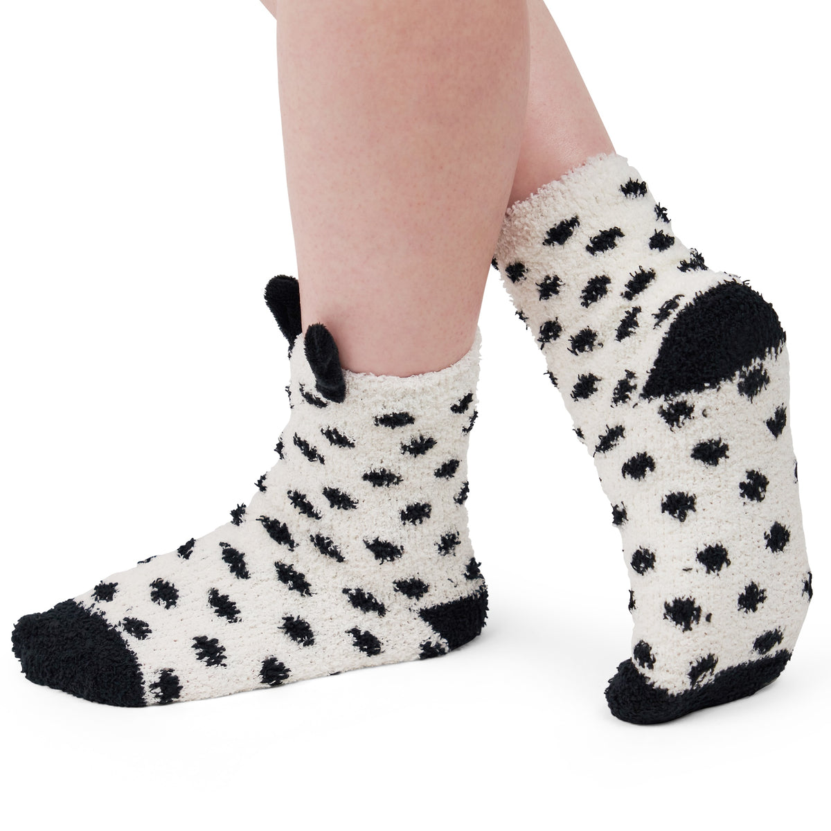 Alpine Swiss Womens Warm Fuzzy Socks Fluffy Cozy Winter Slipper Socks Size 6-10 – Polka Dot