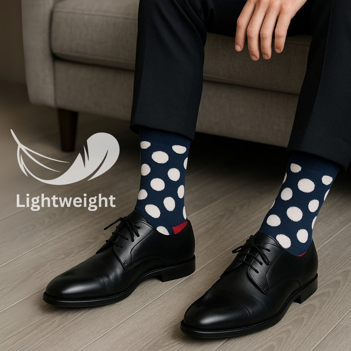 Alpine Swiss Mens Dress Socks 6 Pair Crew Sock Cotton Dress Socks for Men Solid – Bright Pack