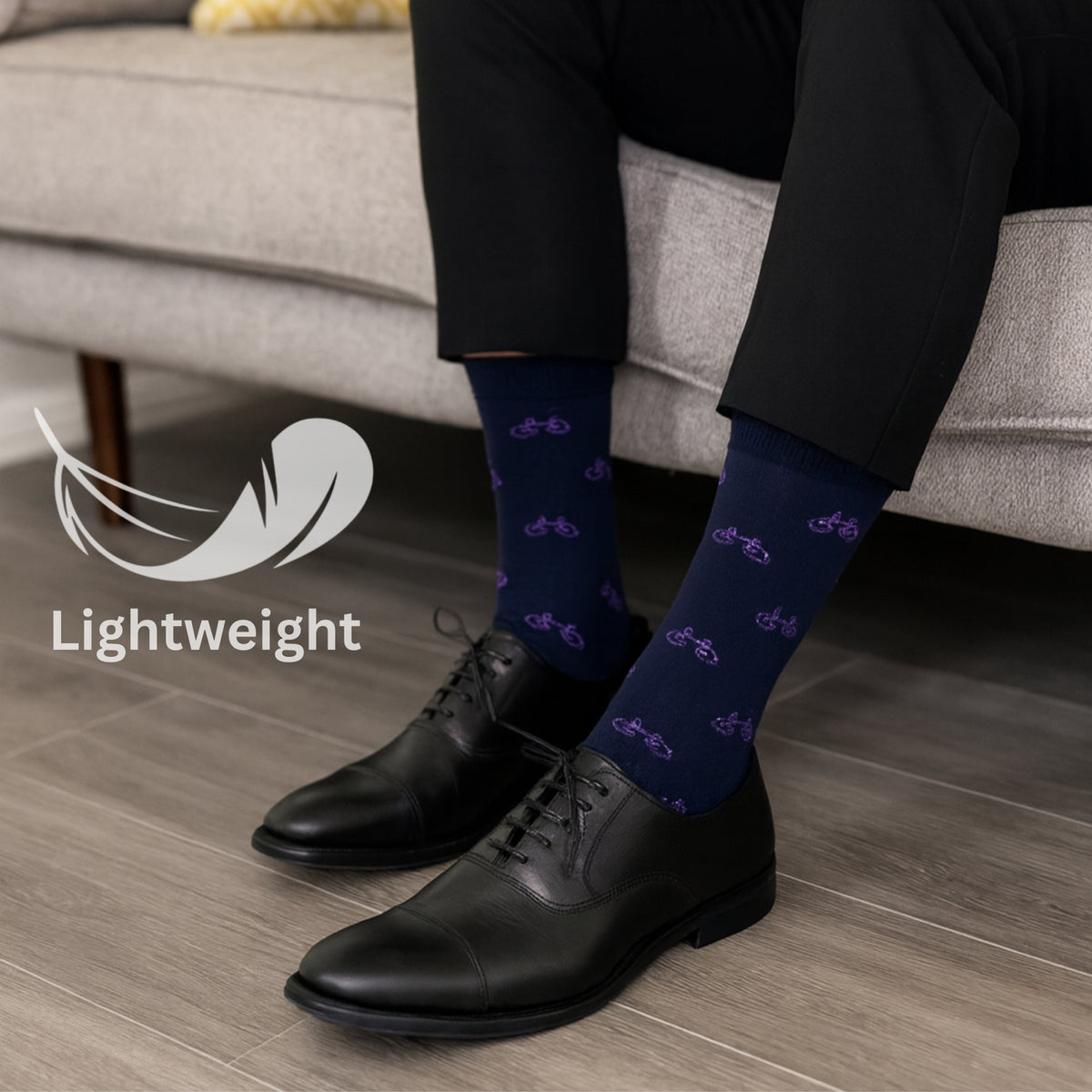 Alpine Swiss Mens Dress Socks 6 Pair Crew Sock Cotton Dress Socks for Men Solid – Weekend Pack
