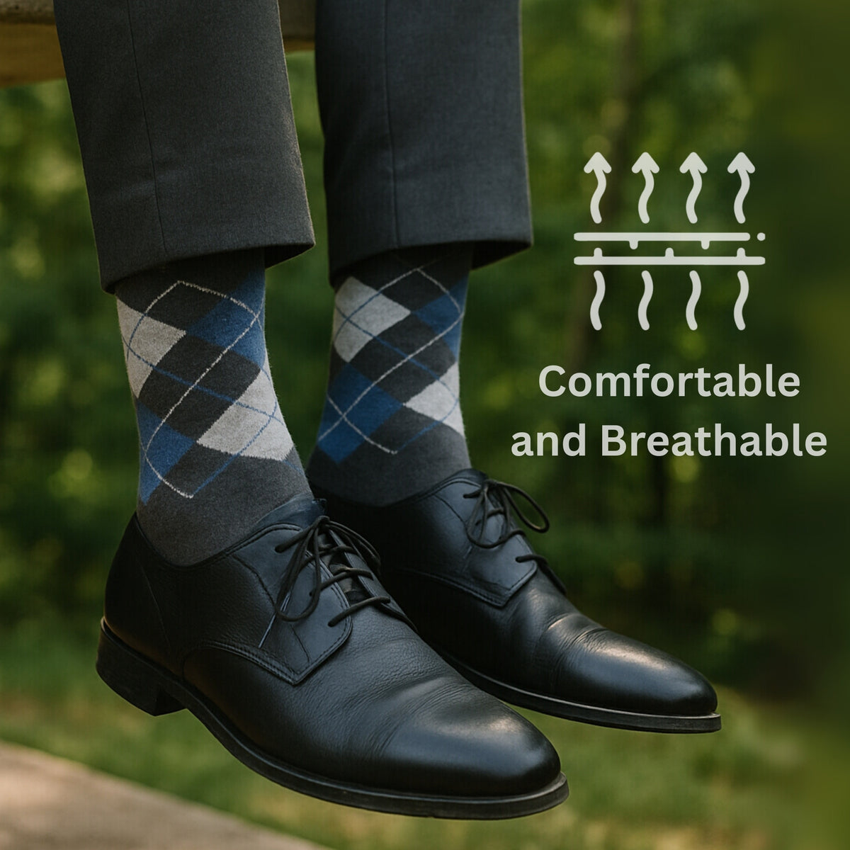 Alpine Swiss Mens Dress Socks 6 Pair Crew Sock Cotton Dress Socks for Men Solid – Office Pack