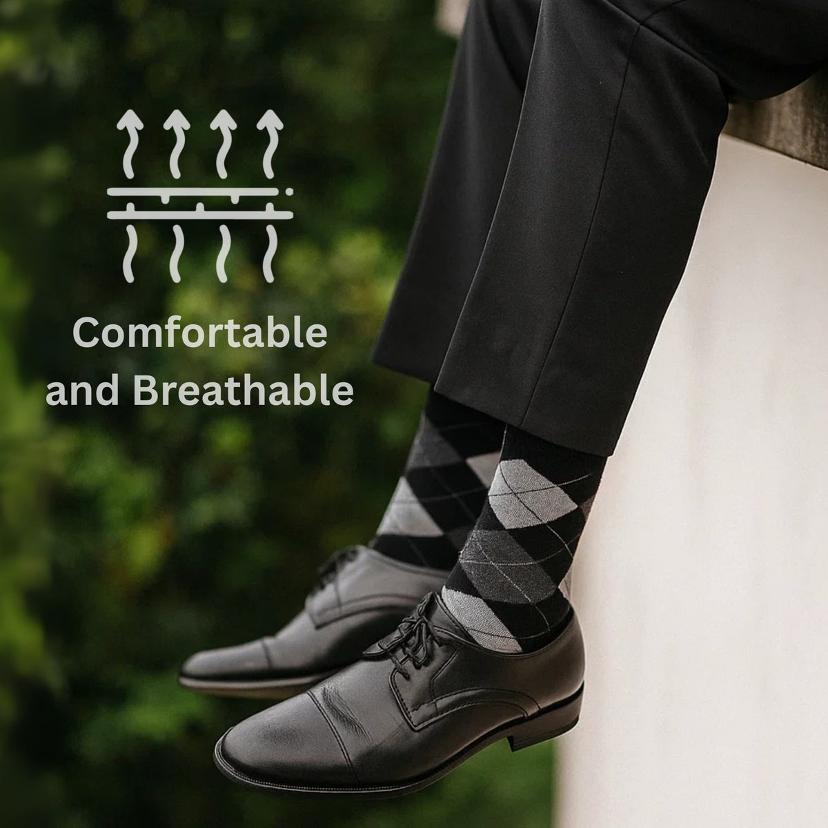 Alpine Swiss Mens Dress Socks 6 Pair Crew Sock Cotton Dress Socks for Men Solid – Work Pack