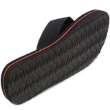 Alpine Swiss Mens Flip Flops Lightweight Thong Sandals Beach Slides EVA Sole for – Black
