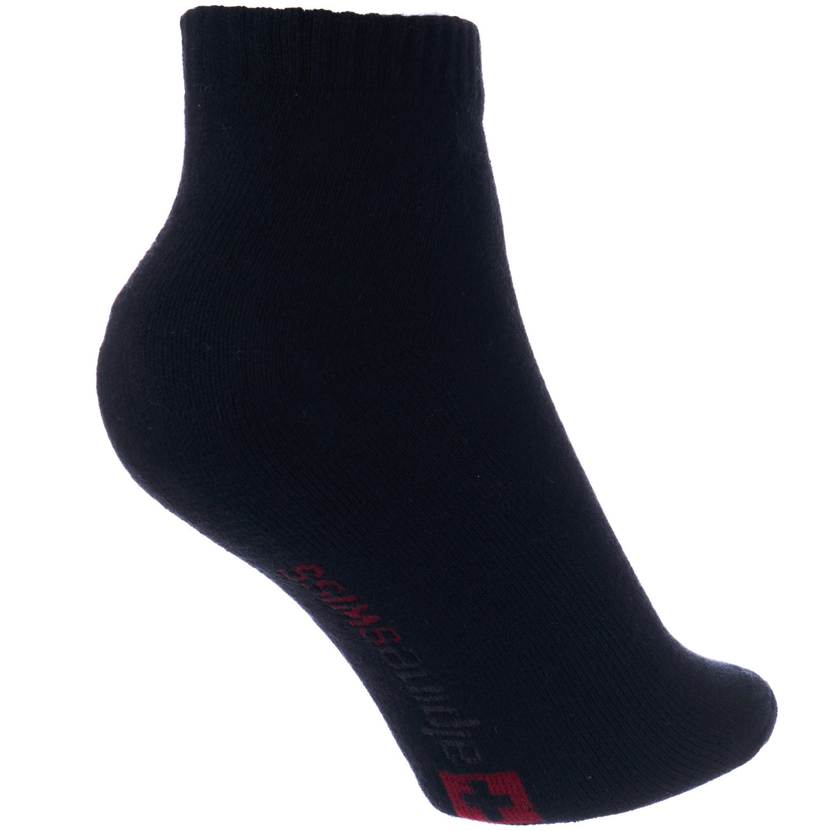 Alpine Swiss Mens Ankle Socks 8 Pack Cotton Athletic Performance Socks for Men – Black White