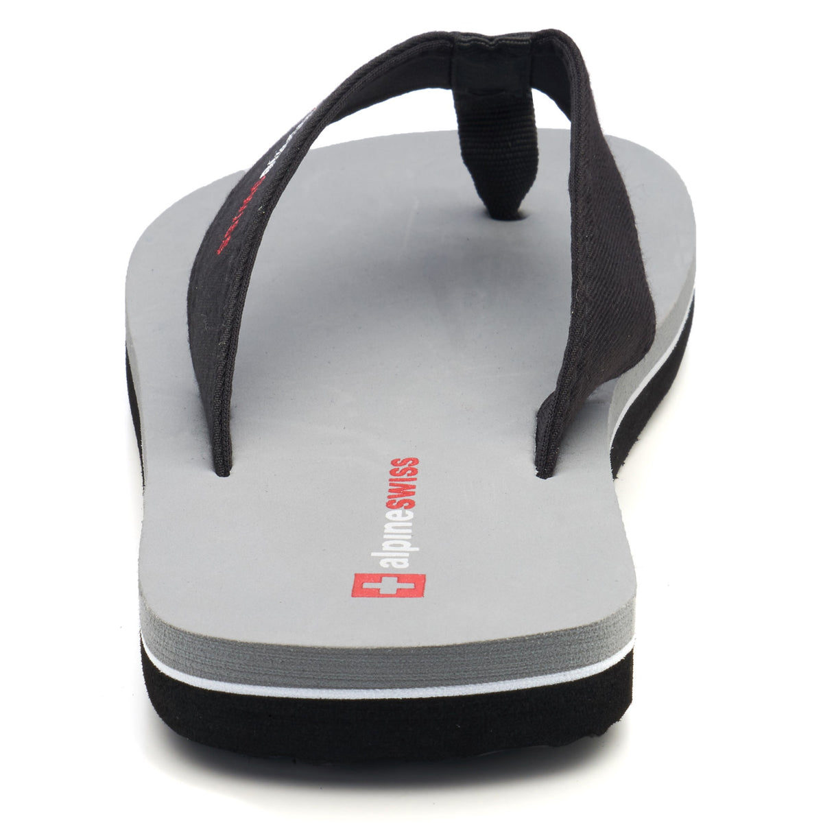 Alpine Swiss Mens Flip Flops Lightweight Thong Sandals Beach Slides EVA Sole for – Koala Gray