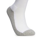 Alpine Swiss Mens 3 Pack Crew Socks Cotton Athletic Performance Socks Size 6-12 – 3 Pack White
