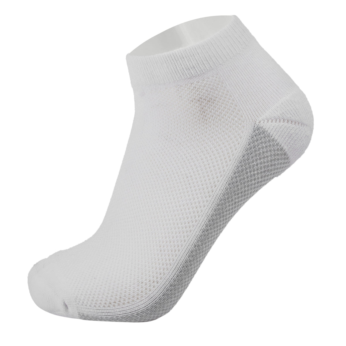 Alpine Swiss Mens Athletic Performance Low Cut Ankle Socks Cotton Multipack Sock – 6 Pack White