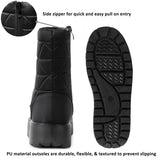 Alpine Swiss Zoey Women’s Winter Boots – Black
