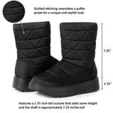 Alpine Swiss Zoey Women’s Winter Boots – Black