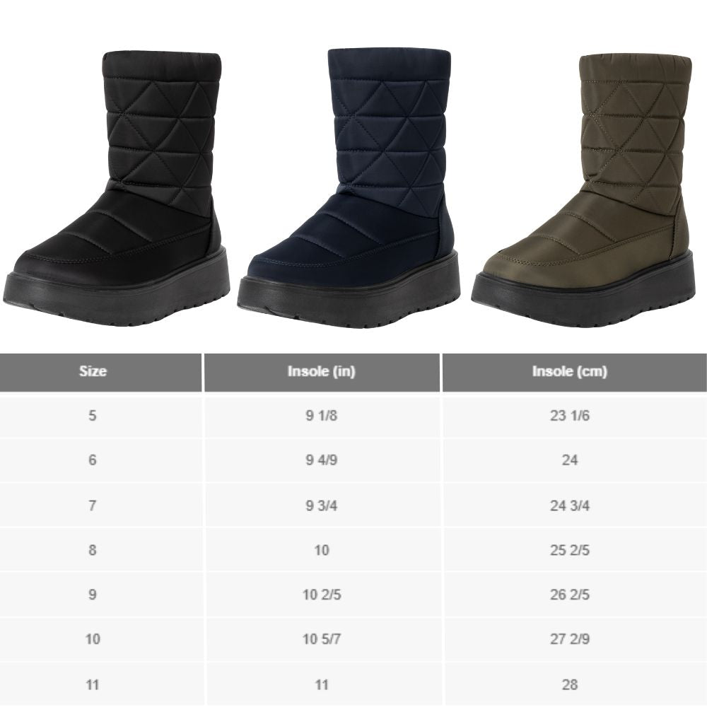 Alpine Swiss Zoey Women’s Winter Boots – Olive