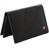 Alpine Swiss Expandable Business Card Case Genuine Leather Front Pocket Wallet – Black