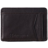 Alpine Swiss Men RFID Safe Minimalist Front Pocket Wallet Leather Thin Card Case – Brown