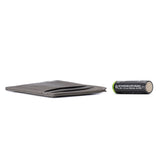 Alpine Swiss Men RFID Safe Minimalist Front Pocket Wallet Leather Thin Card Case – Gray