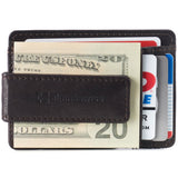 Alpine Swiss Mens RFID Safe Magnetic Money Clip Wallet Slim Front Pocket Wallet – Brown