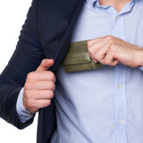 Alpine Swiss Mens RFID Safe Magnetic Money Clip Wallet Slim Front Pocket Wallet – Olive
