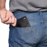 Alpine Swiss Connor Executive Bifold Wallet – Smooth Finish Black