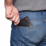 Alpine Swiss Connor Executive Bifold Wallet – Black