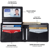 Alpine Swiss Connor Executive Bifold Wallet – Black