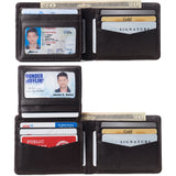 Alpine Swiss Connor Executive Bifold Wallet – Brown