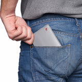 Alpine Swiss Connor Executive Bifold Wallet – Smooth Finish Gray
