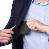 Alpine Swiss Connor Executive Bifold Wallet – Nubuck Olive